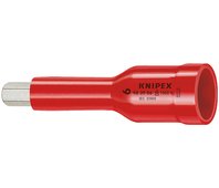 Головка торцевая VDE 1/2" с вставкой-битой с внешним шестигранником 11 мм, диэлектрическая