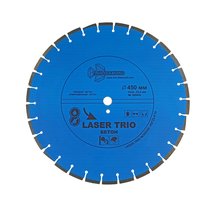 Диск алмазный отрезной 450*25,4*12 Trio Diamond Лазер бетон 380450