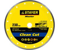 STAYER ⌀ 230х22.2 мм, алмазный, сплошной, круг отрезной для УШМ 36675-230