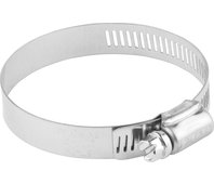 ЗУБР 57-76 мм, нерж. сталь, просечная лента 12,7 мм, хомуты 37815-057-76-50