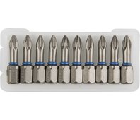 ЗУБР PH1, 25 мм, 10 шт., бита кованая, торсионная ЭКСПЕРТ 26011-1-25-10