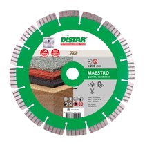 Диск алмазный сегментный  1A1RSS/C3-W 230x2,6/1,8x12x22,23-16 Maestro, DiStar