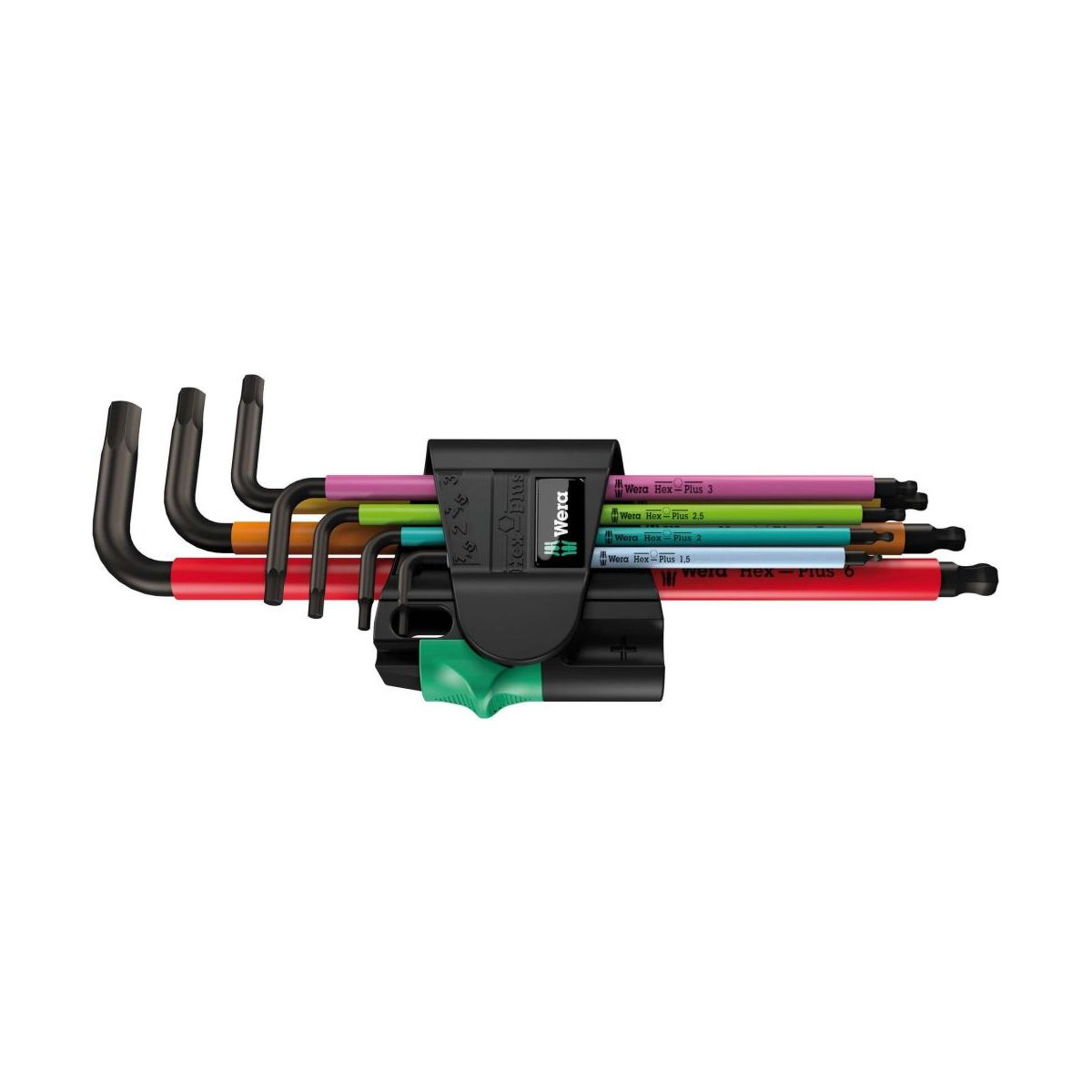 950/7 SPKL Hex-Plus Multicolour Magnet BlackLaser 1 Набор Г-образных ключей, с шаром, магнит, 7 пр., 1.5/2/2.5/3/4/5/6 мм