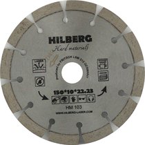 Hilberg Диск алмазный отрезной 150*22.23 Hilberg Hard Materials Лазер HM103