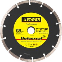 STAYER ⌀ 22.2х200 мм, алмазный, сегментный, круг отрезной для УШМ 3660-200_z01