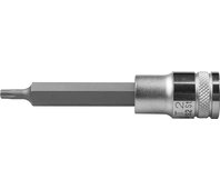 KRAFTOOL 1/2", 100 мм, S2 сталь, Т25, удлиненная, сатинированная, торцовая бита-головка INDUSTRIE QUALITAT 27906-25_z01