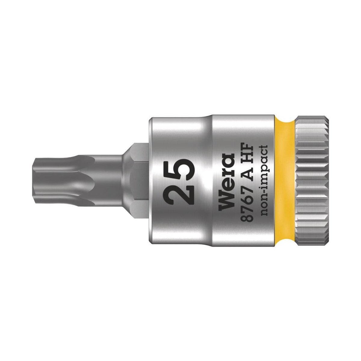 8767 A HF TORX® Zyklop Головка торцевая с вставкой-битой, 1/4", TX 25 x 28 мм, с фиксацией