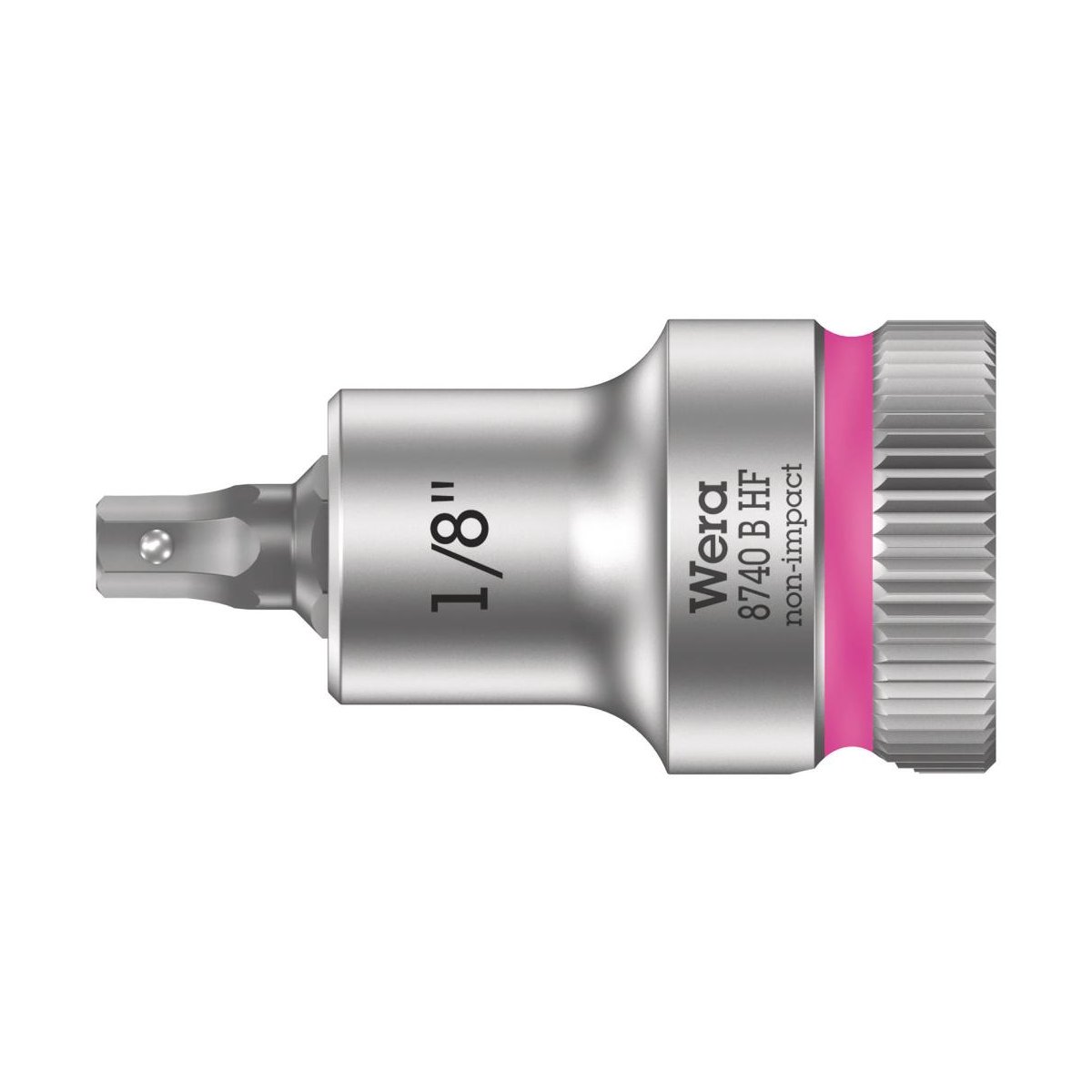 8740 B Hex-Plus HF Zyklop Головка торцевая с вставкой-битой с внешним шестигранником, 3/8", с фиксацией, 1/8" x 35 мм