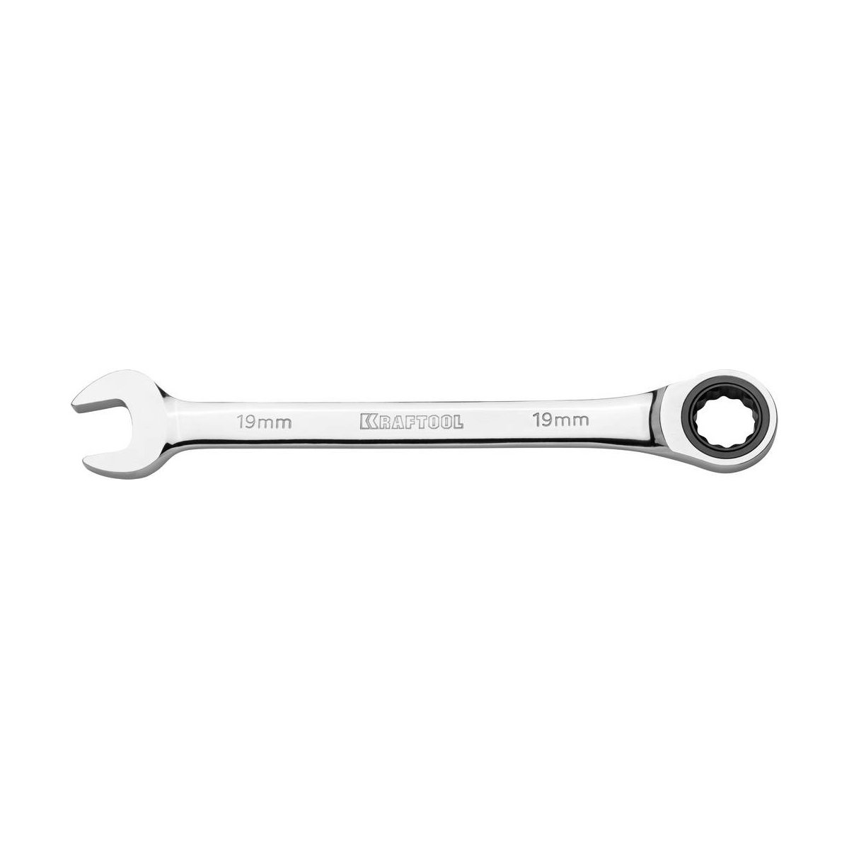 KRAFTOOL 19 мм, трещоточный, комбинированный гаечный ключ 27230-19_z01