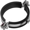 ЗУБР 2 1/2", оцинкованный, 6 шт., хомут трубный с гайкой 37850-75-80