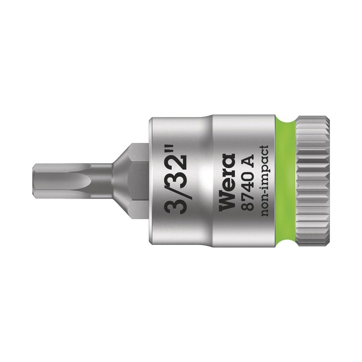 8740 A Hex-Plus Zyklop Головка торцевая с вставкой-битой с внешним шестигранником, 1/4", 3/32" x 28 мм