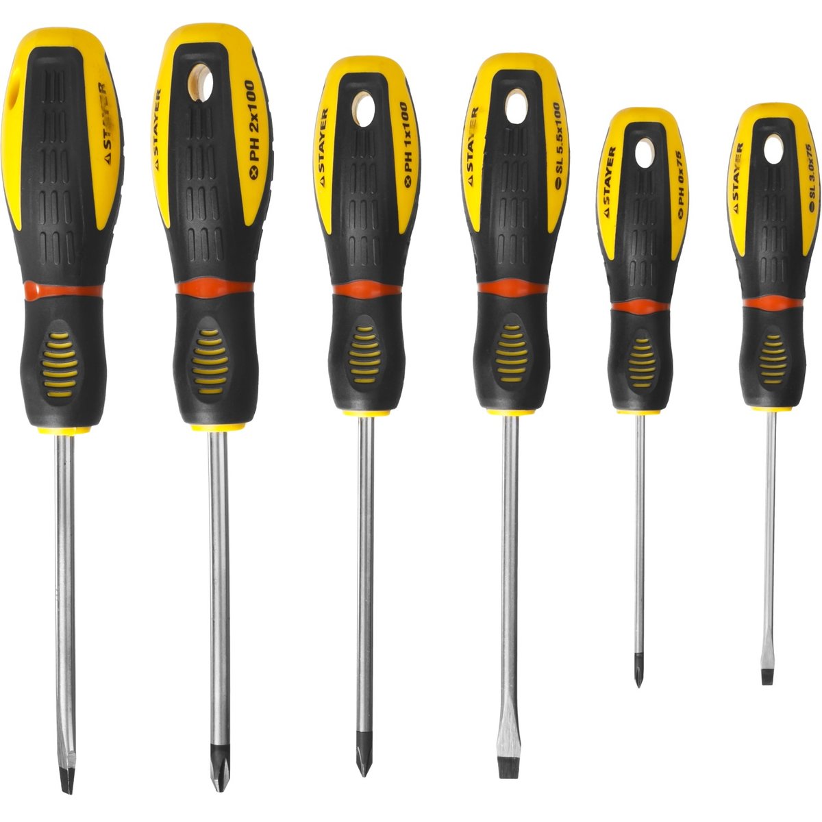 STAYER 6 шт., набор отверток ProTech 25133-H6_z02