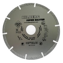 Hilberg Диск алмазный отрезной 125*22.23 Hilberg Super Master 510125