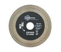 Диск алмазный отрезной 125*22,23 Турбо серия Grand Cut & Grind GCG002
