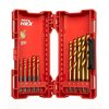Набор сверл по металлу Milwaukee RedHEX HSS-G TiN (10шт)