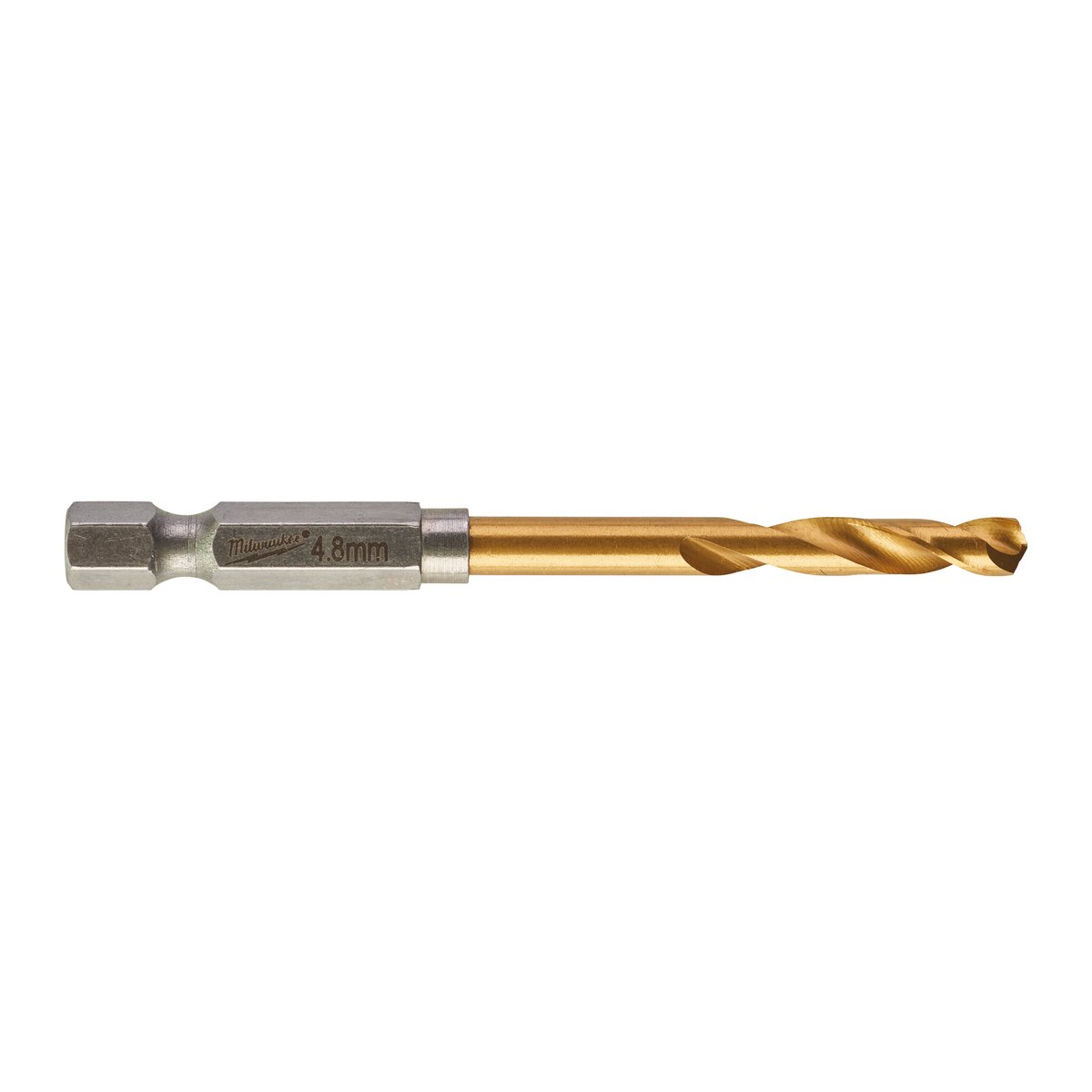 Сверло по металлу Milwaukee RedHEX HSS-G TiN 4.8мм (1шт)