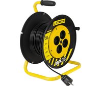 STAYER 30 м, 1300Вт, ПВС 2x0,75 удлинитель на катушке MS 207 55073-30