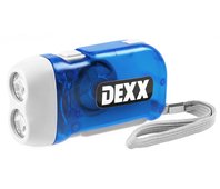 DEXX 2 LED, ручной, динамо, динамо-фонарь 56700