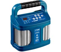 ЗУБР 6в/12в/24в, 12а, автомат (9 режимов заряда), IP65, интеллектуальное зарядное устройство 59305 Профессионал