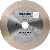 Диск алмазный отрезной 180*25.4 Hilberg Master Сeramic HM504