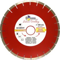 Trio Diamond Диск алмазный отрезной 350*50 Сегмент Гранит Серебряная пайка SWG902