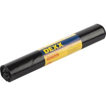 DEXX 120 л, черный, 10 шт., мешки для мусора 39151-120