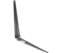 STAYER 300х345 мм, толщина 1 мм, серый, уголок-кронштейн 37406-2