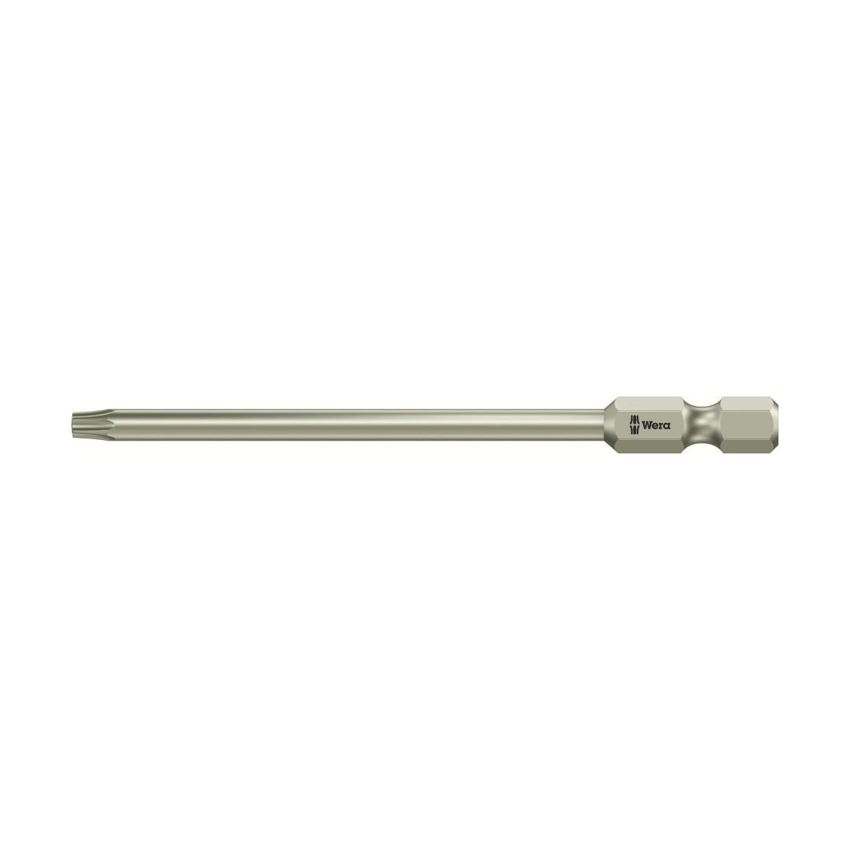 3867/4 TS TORX® BO бита, с отверстием, нерж., 1/4" E6.3, TX 15 x 89 мм