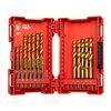 Набор сверл по металлу Milwaukee RedHEX HSS-G TiN (19шт)