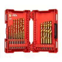 Набор сверл по металлу Milwaukee RedHEX HSS-G TiN (19шт)