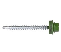 ЗУБР 50 х 4.8 мм, 250 шт., RAL 6002 зеленый лист, саморезы СКД кровельные 4-300315-48-050-6002