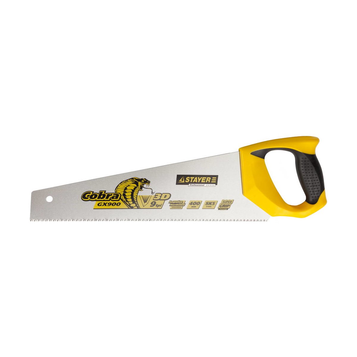 STAYER 9 TPI, 450мм ножовка PROFI COBRA GX900 1514-45_z02