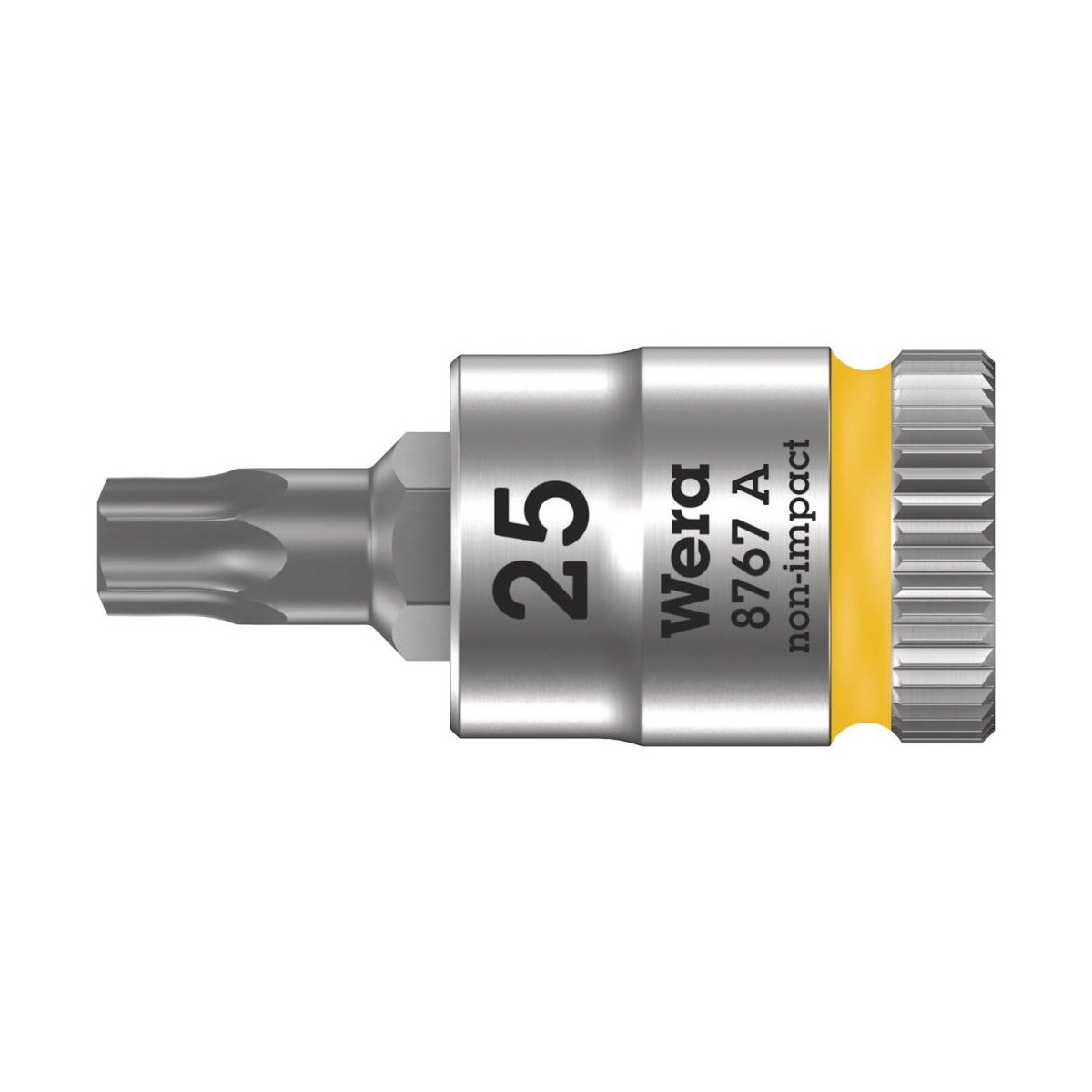 8767 A TORX® Zyklop Головка торцевая с вставкой-битой, 1/4", TX 25 x 28 мм