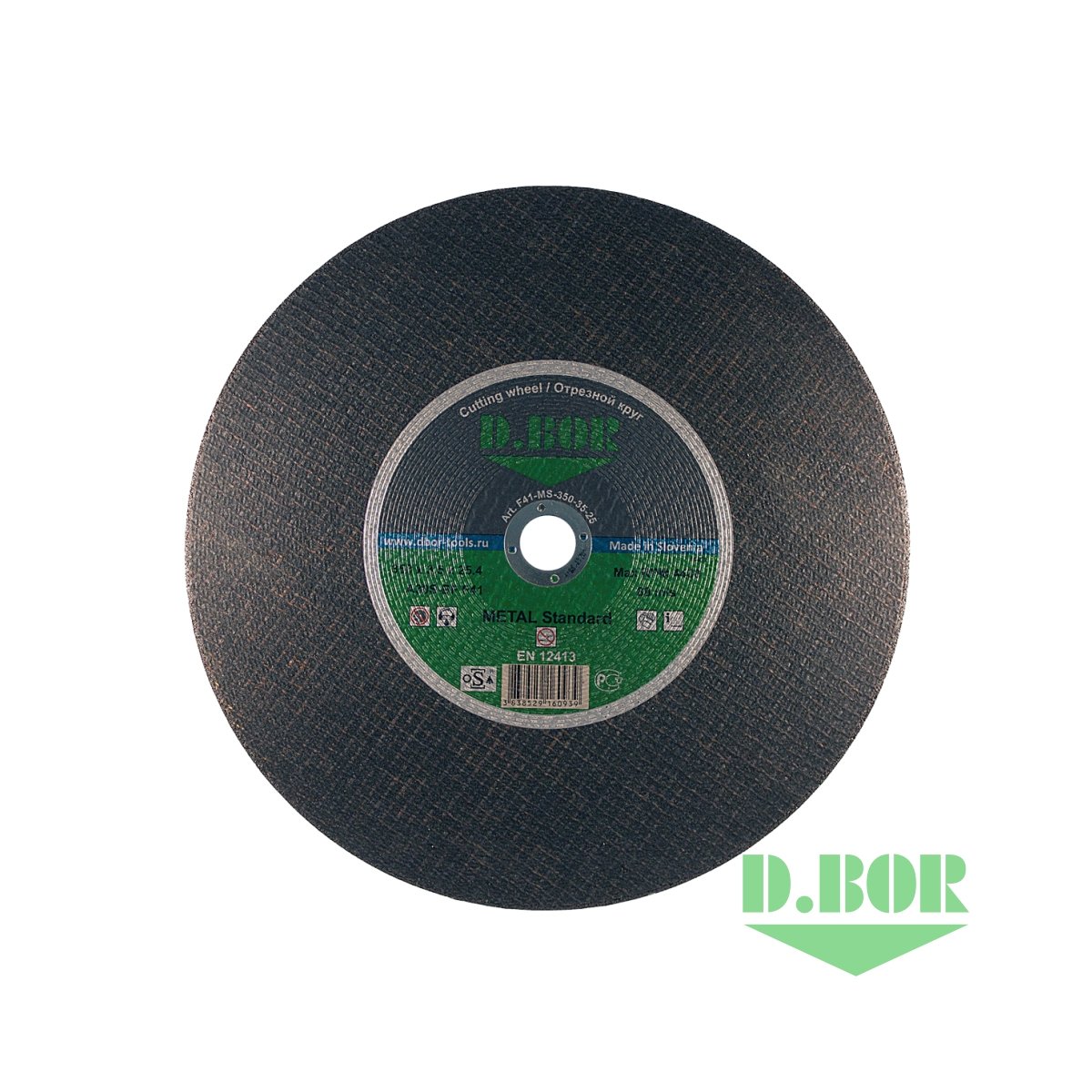 Отрезной диск по металлу METAL Standard A36P-BF, F41, 300x3,0x25,40 (арт. F41-MS-300-30-25) "D.BOR"