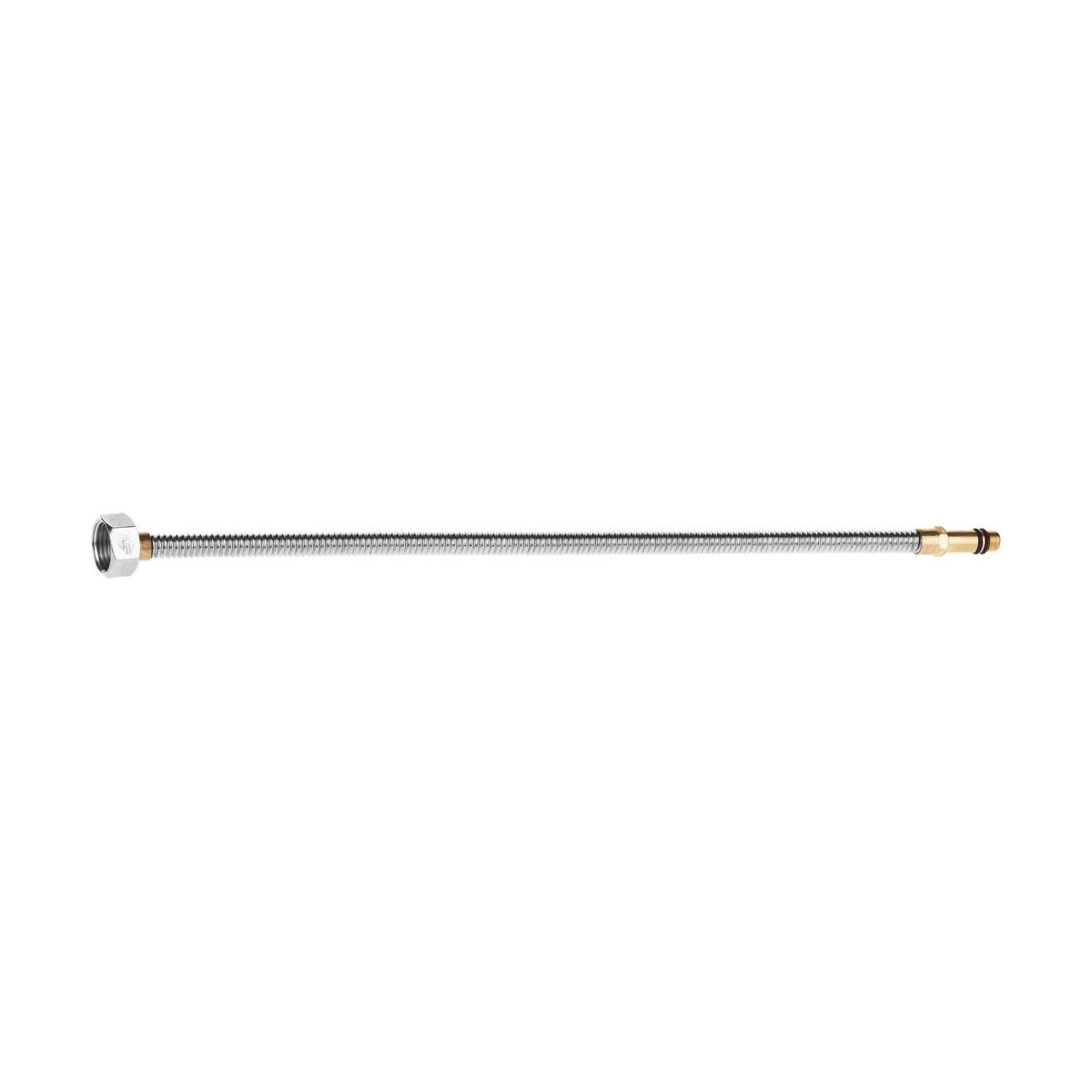 ЗУБР 1/2", 0.4 м, сильфонная из нержавеющей стали, для смесителя, удлиненная подводка 51013-040