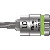 8767 A TORX® Zyklop Головка торцевая с вставкой-битой, 1/4", TX 10 x 28 мм