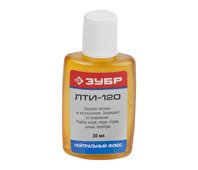 ЗУБР 30 мл, нейтральный, флюс лти-120 55480-030