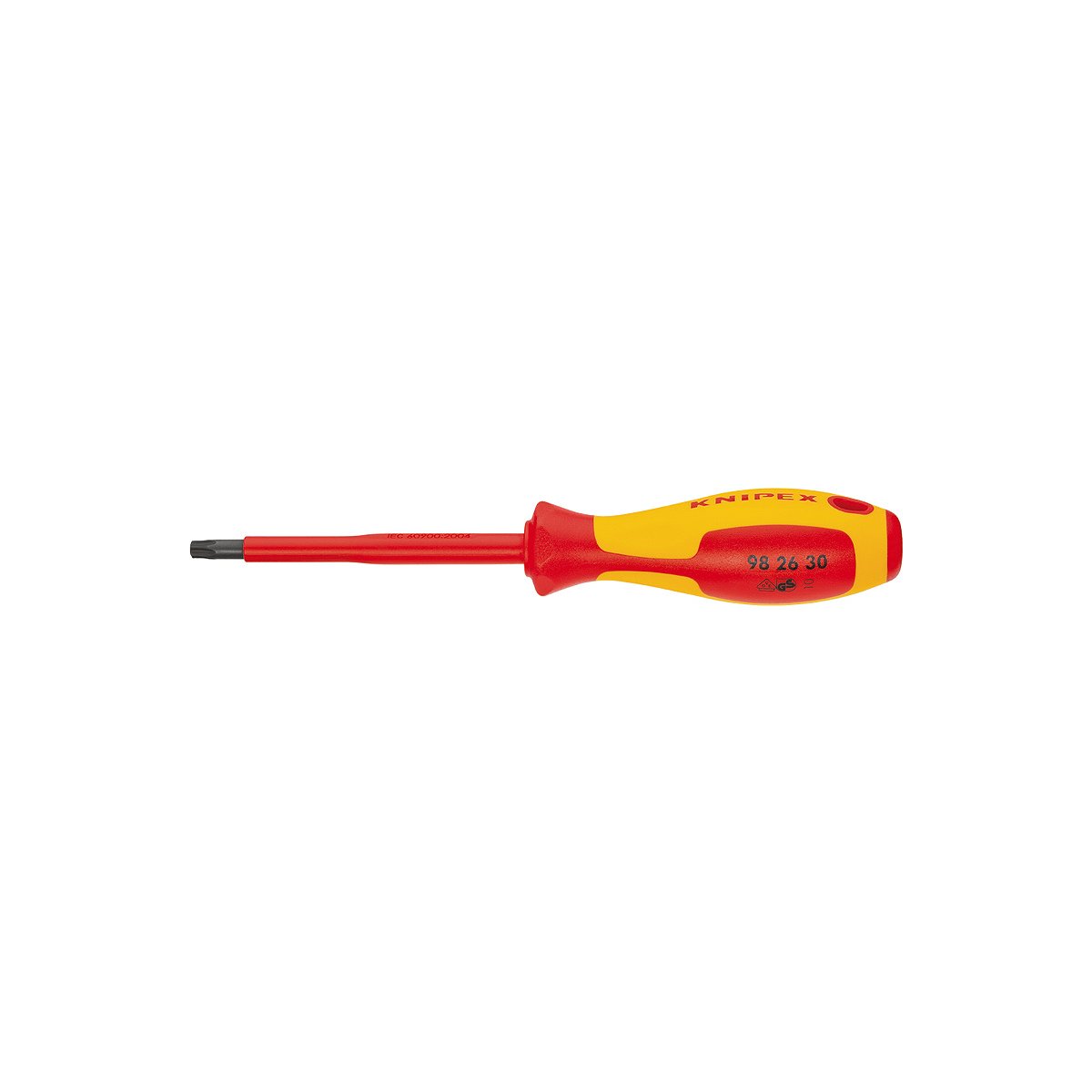 Отвёртка VDE TORX®, TX30 x 100 мм, длина 210 мм, диэлектрическая