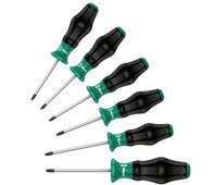 1367/6 TORX® Kraftform Comfort Набор отвёрток, 6 пр., TX 10x80/15x80/20x100/25x100/30x115/40x130