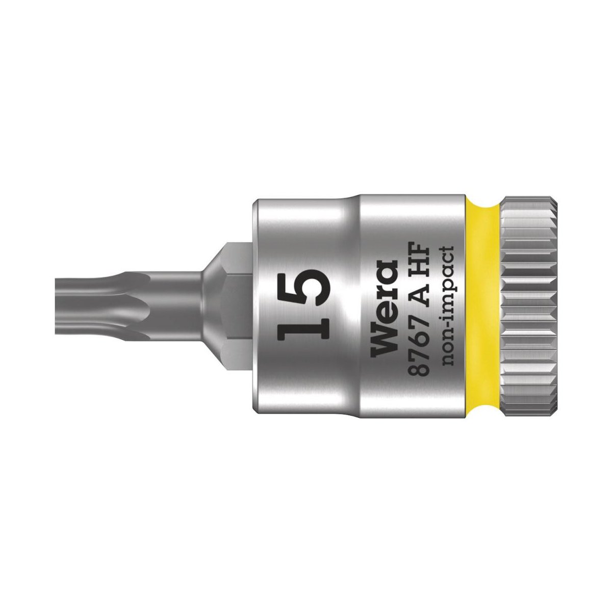 8767 A HF TORX® Zyklop Головка торцевая с вставкой-битой, 1/4", TX 15 x 28 мм, с фиксацией