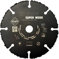 Диск карбид вольфрамовый отрезной 76*10 Hilberg Super Wood 530076