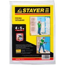 STAYER 4 х 5 м, 12 мкм, пленка укрывная 1225-15-05