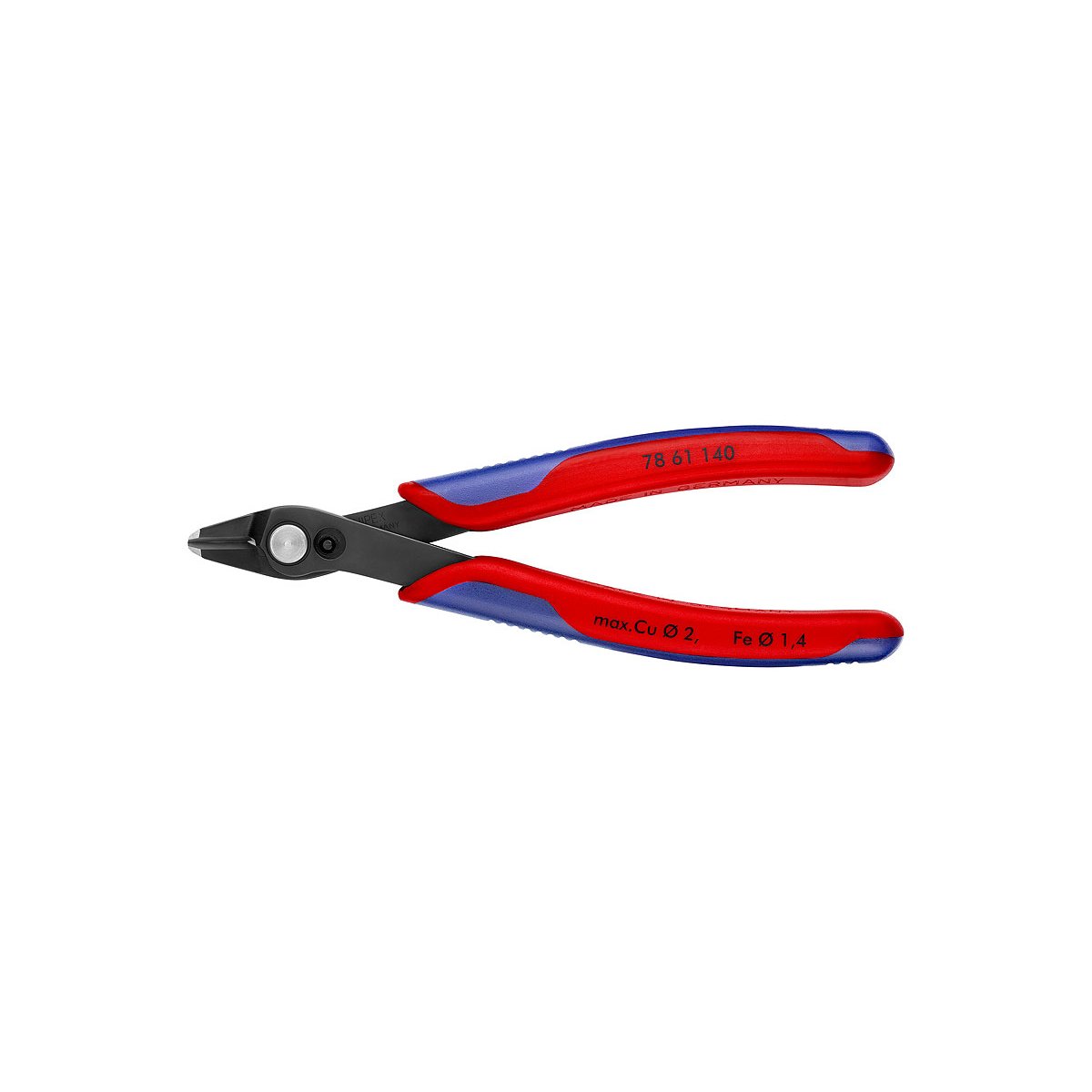 Electronic Super Knips® XL Бокорезы прецизионные, нерж., для кабельных стяжек, 140 мм, 2-комп ручки, SB