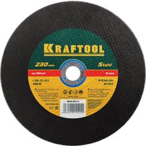 KRAFTOOL 230x2.5x22.23 мм, круг отрезной по металлу для УШМ 36250-230-2.5