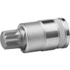 KRAFTOOL 1/2", 55 мм, S2 сталь, M16, сатинированная, торцовая бита-головка INDUSTRIE QUALITAT 27911-16_z01