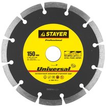 STAYER ⌀ 22.2х150 мм, алмазный, сегментный, круг отрезной для УШМ 3660-150_z01