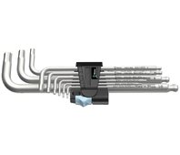 3950/9 PKL Hex-Plus Stainless 1 Набор Г-образных ключей, нерж., с шаром, 9 пр., 1.5/2/2.5/3/4/5/6/8/10 мм