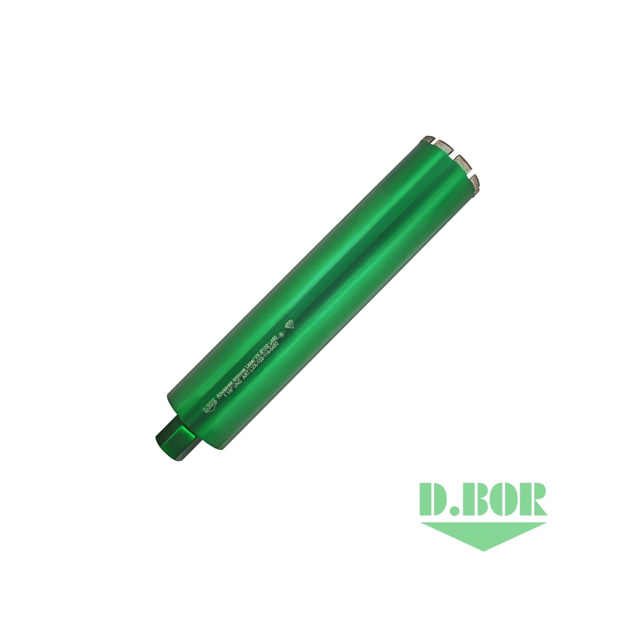 Алмазная коронка Laser VX, 102х450 хв. 1 1/4" UNC (арт. LVX-102-114-0450) "D.BOR"