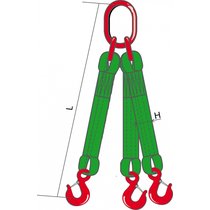 Строп текстильный трёхветвевой типа 3СТ 2,0/4500