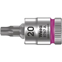 8767 A TORX® Zyklop Головка торцевая с вставкой-битой, 1/4", TX 20 x 28 мм